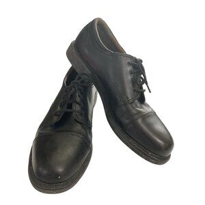 Dockers Men's Size 14M Black Leather cap toe Oxford dress Shoes
